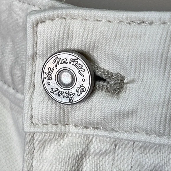 We The Free Bailey Cream Fringe High Waist Mini Skirt Womens 27 - Picture 6 of 8